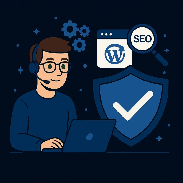 پشتیبانی و نگهداری سایت وردپرس حرفه‌ای